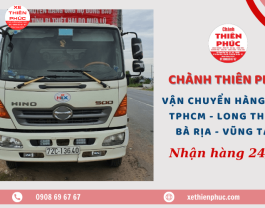 Dịch vụ vận chuyển hàng hóa hai chiều TPHCM - Long Thành - Bà Rịa - Vũng Tàu 24/24h